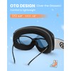 OutdoorMaster Tit Kids Ski Goggles OTG Snowboard Goggles with 100%