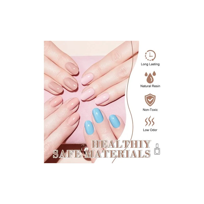 43pcs Kit Para Uñas Gel Nail Polish + Base Top