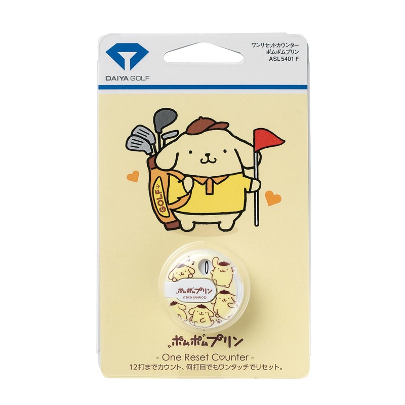 Daiya Golf ASL-5401 F One Reset Counter, Sanrio Pom Pom