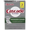 Cascade PLATINUM DISHWASHER CLEANER 3 Count Per Box