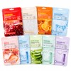Mascarillas Faciales Coreanas Surtidas – Pack de 10 Piezas Hidratantes