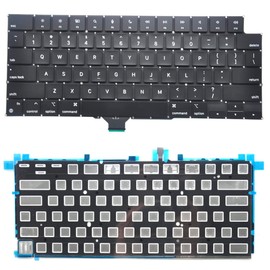 Pardarsey Replacement Backlight Backlit Keyboard Compatible with MacBook Pro 14" A2442, 16" A2485 2021 Keyboard US Layout with Keyboard Screws and Screwdriver