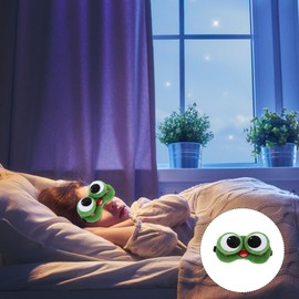 SOLUSTRE 1stk Schlafmaske Plüschauge Nacht- Augenmasken Blindfolder Schattieren Maske Für Mit Verbundenen Augen Schlafen Frosch Schlaf Augenbedeckung Sch?nes Schutz Heiß Und Kalt Kind Gel