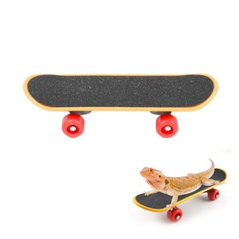 Mini Turtle Skateboard for Small Pets - Fun Tortoise Skateboard Toy for Reptiles, Bearded Dragons, Parrots, and Other Small Animals - Cute and Safe Skateboard for Turtles and Tortoises(Large)