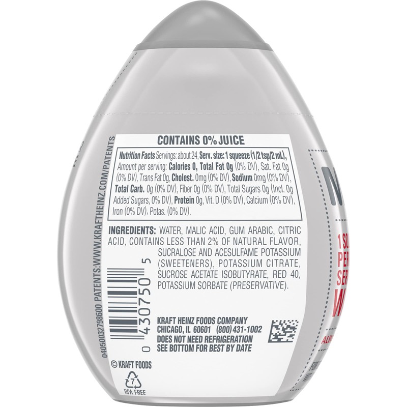 MiO Strawberry Watermelon Liquid Water Enhancer , Caffeine Free, 1.62