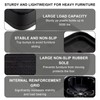 20Pcs Stackable Furniture Risers, Adjustable Bed and Table Leg Risers