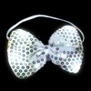 Rhode Island Novelty 5"X3.5" LIGHT-UP SILVER SEQUIN BOWTIE