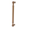 Allied Brass P-3/8-BBR 8 Inch Beaded Door Pull, Brushed Bronze