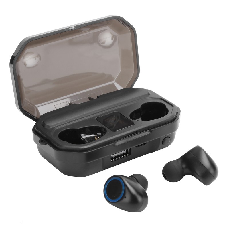 M12 InEar Bluetooth 5.0 Earphone Digital Display True Wireless Headphone