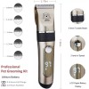 IWEEL 12 Piece Waterproof Dog Hair Trimmer Set Cordless 2