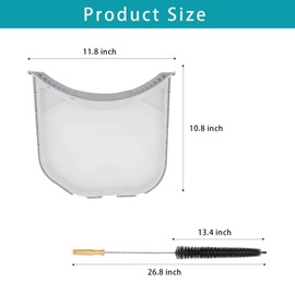 MZY LLC Upgraded ADQ56656401 Dryer Lint Filter Replacement for LG and Kenmore Dryers, ADQ566564 Lint Filter Durable Lint Screen with Notches & Dryer Lint Vent Trap Brush