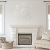 Nuanchu Large PU Ceiling Medallion Combination Decorative 2.36'' ID French