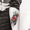 Oottati 15 Sheets Small Cute Hand Arm Temporary Tattoo Stickers