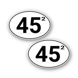 TRUMP 2nd term 2020 Political Bumper Stickers Oval Decals Black and White 5"x3"