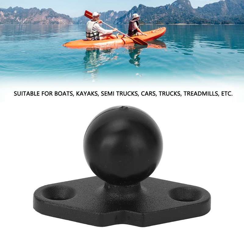 1 Inch Ball Mount Base Aluminum Alloy Rubber Universal Electronic
