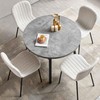 somedream Dining Chairs Set of 4 PU Leather Dining Room