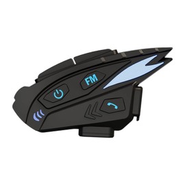Motorcycle Incom, 2 People Simultaneous Calling, Maximum Communication Distance 392.4 ft (1,000 m), DSP & CVC Function, Helmet Incom, Bluetooth 5.1, Continuous 28H Hours, IP65 Waterproof, Music