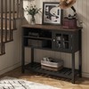 ChooChoo Farmhouse Coffee Bar Cabinet, Buffet Cabinet with Storage, Sideboard