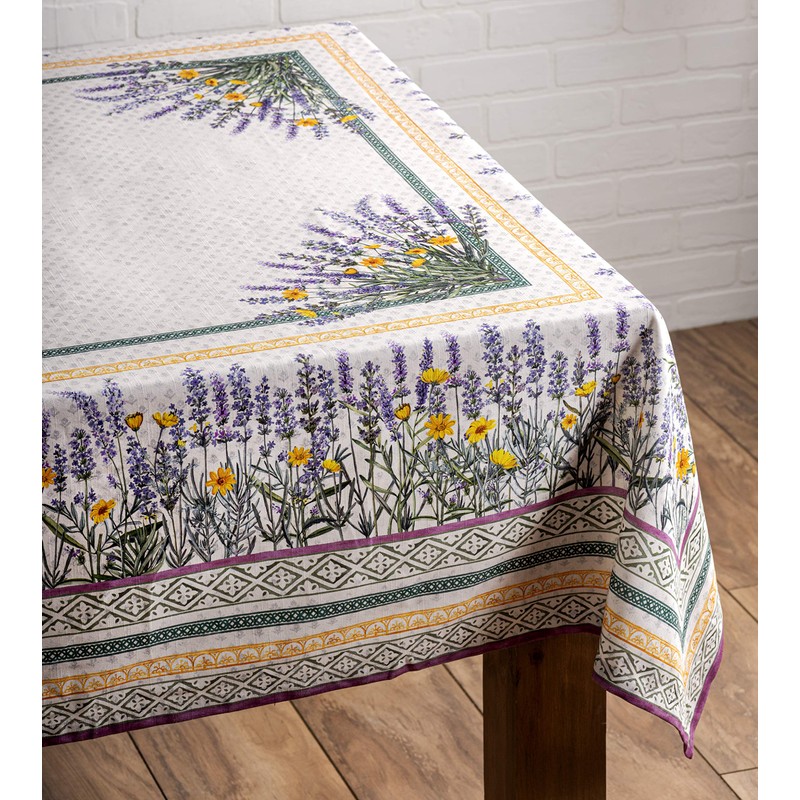 Maison d' Hermine Table Cloth 100% Cotton 140cm x 180cm