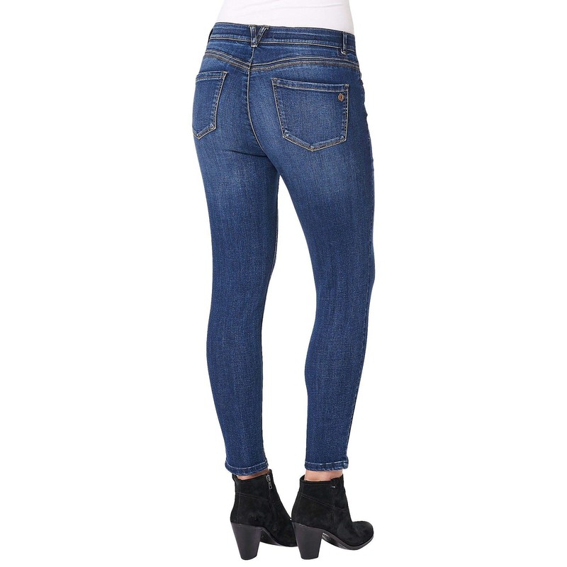 Democracy womens Absolution High Rise Ankle Jeans, Blue, 8 US