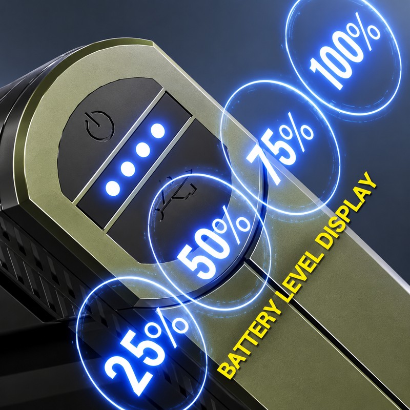 Foldable Solar Camping Light with USB Rechargeable Battery – Portable