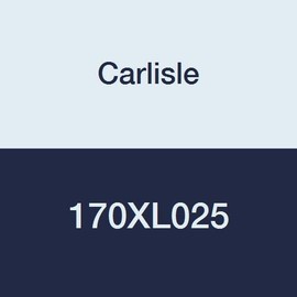 Carlisle 170XL025 Synchro-Cog Synchronous Timing Belt, Rubber, 17" Pitch Length, 1/5" Tooth Pitch, 85 Teeth, 0.25" Wide