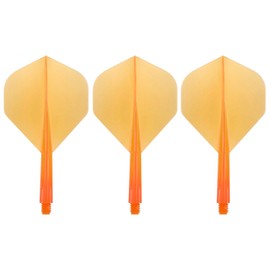 Condor Zero Stress Flight System - Standard Clear Orange - Dart Flights Short