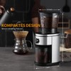 Ollygrin Burr Coffee Grinder, Electric Conical Coffee Bean Grinder With