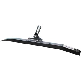 PRO SOURCE 24" Wide Petroleum-Resistant Curved-Blade Floor Squeegee: Taper Handle Connection