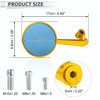 RATCHROLL 1 Set Universal Motorcycle Rear View Mirrors Adjustable Bar
