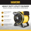 Master Heavy Duty Utility Blower, 3 Speed Portable Floor Fan