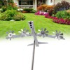 Metal Airplane Windmill Yard Spinner Airplane Wind Stainless Steel Sculpture