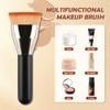 Brocha Kabuki Punta Plana Base Maquillaje Profesional Líquida Difuminar Líquido