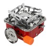 Mini Square Camping Stove Compact Folding Wind Proof Outdoor Backpacking