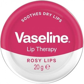 MM Vaseline Lip Therapy Rosy Lips - Moisturising Lip Balm with Rose Tint + Free Skincare Sample - Long-Lasting Hydration & Protection for Dry Lips - 20g Tin (12)