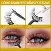 20 Pares De Pestañas Postizas 3d Mixtas Visón Hecho Mano