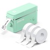 P31S Label Printer with Roll Tape, Portable Thermal Printer and