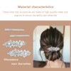 4 Pcs Rhinestone Hair Clips, Elegant Crystal Barrettes, Bridal Flower