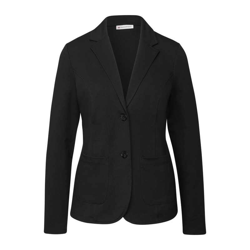 Street One Women's Basic Blazer, black