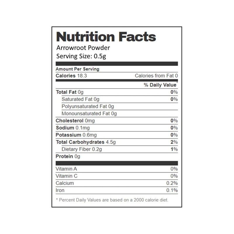 AIVA Arrowroot Powder, Natural Thickener, Dairy-Free, Non-GMO, Cornstarch Substitute -