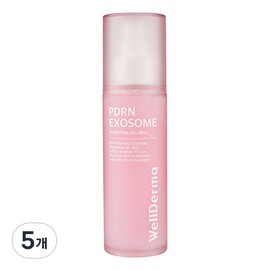 WellDerma PDRN Exosome Hydrating Gel Mist, 5 units, 100ml / 웰더마 PDRN 엑소좀 하이드레이팅 겔 미스트, 5개, 100ml
