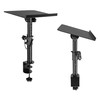 Rockville DMS75 Pair Studio Monitor Speaker Stands, Desk Clamp, 15