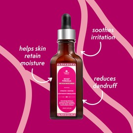 Nature Spell Scalp Serum for Dry Scalp 50ml - Calm & Clear Biotic Hair Serum – Scalp Treatment for Dry & Itchy scalp – Hydrate Scalp with Hyaluronic Acid & Snow Mushroom