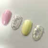 ˡᴬᴺᵀᶤˡ [Swa Stone] Spring flower handmade nail tip - short