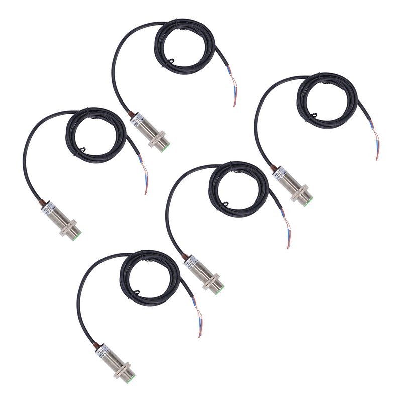 5Pcs Inductive Proximity Switch 150Hz 2 Wire Normally Open IP65