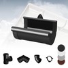 Gutter System - 90 mm Plastic PVC, Selection Components -