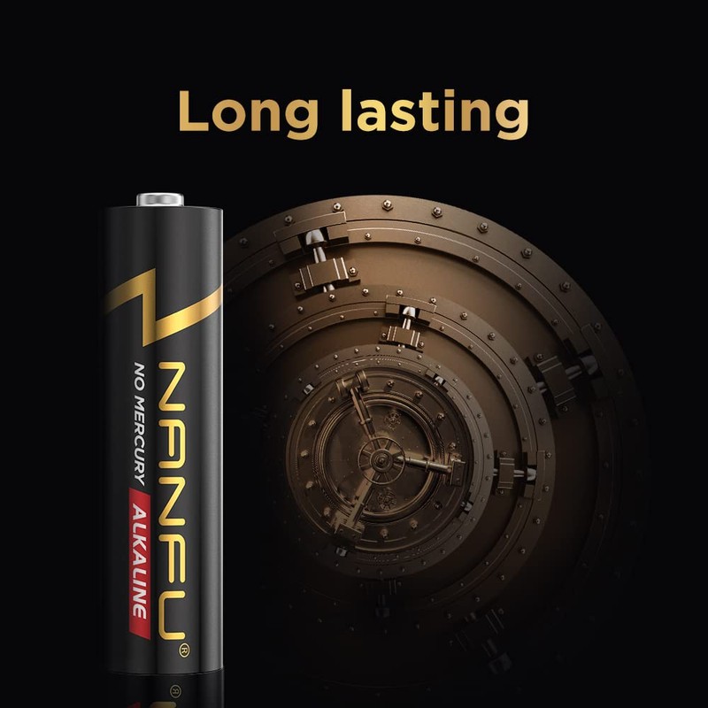 NANFU Long Lasting AA 48 Batteries Premium LR6 Alkaline Battery