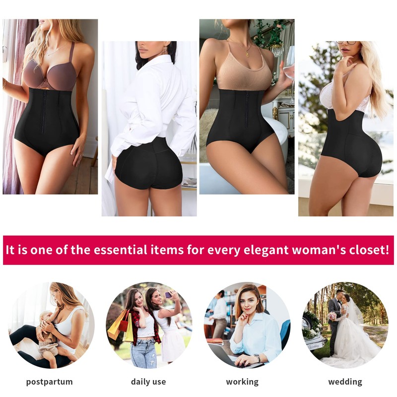 Gotoly Women Butt Lifter Shapewear Panties Waist Trainer Body Shaper