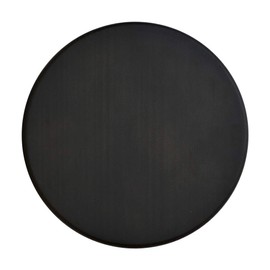 NATUREDESIGN Round Pine Laminated Wood 11.8 x 0.7 inches (300 x 18 mm) (Black Painted)