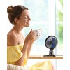 AaoLin USB Desk Fan, Small Fans with CVT Variable Speeds,